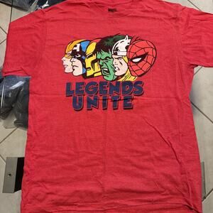 Marvel Legends Unite Red Men’s Large Shirt